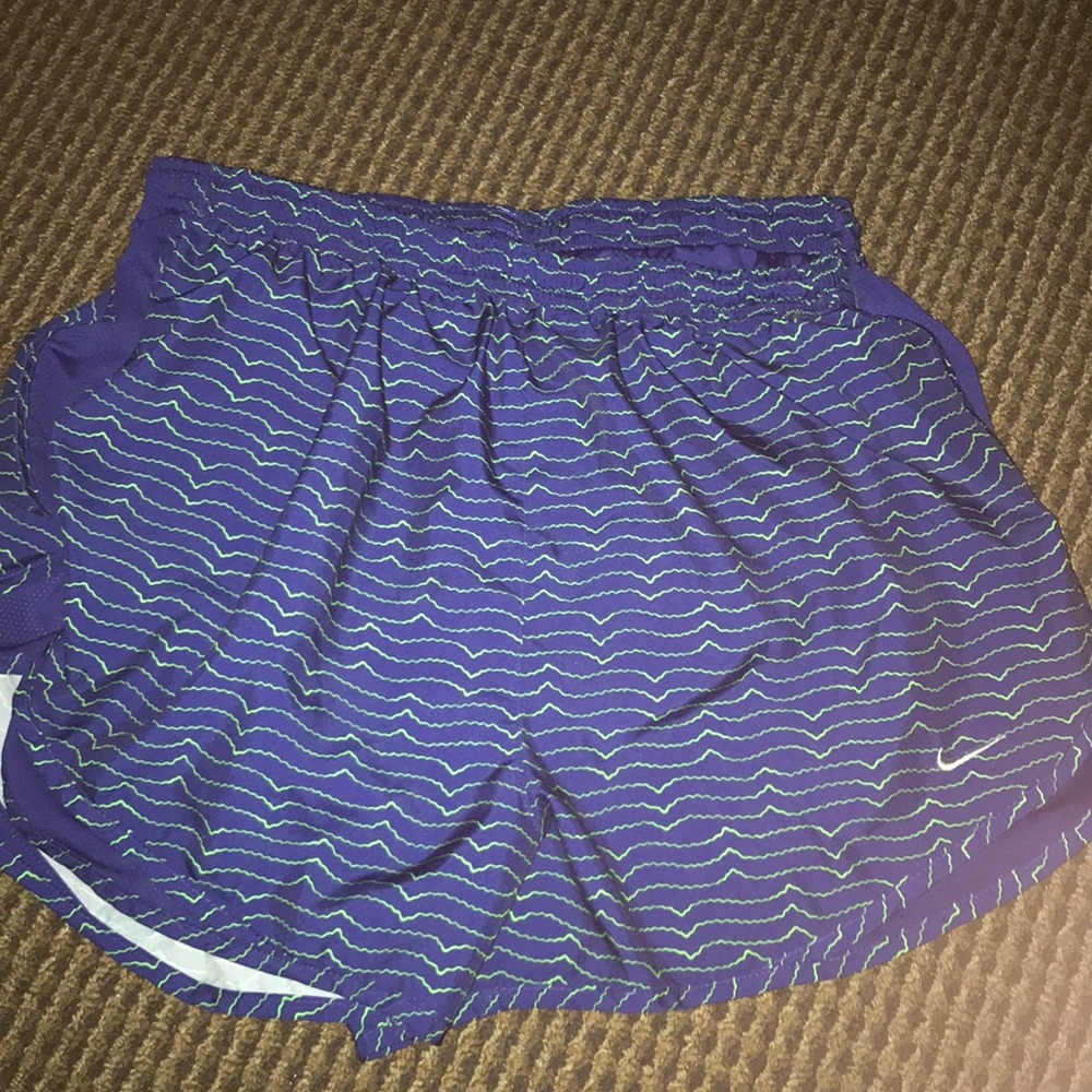 Electric blue nike shorts